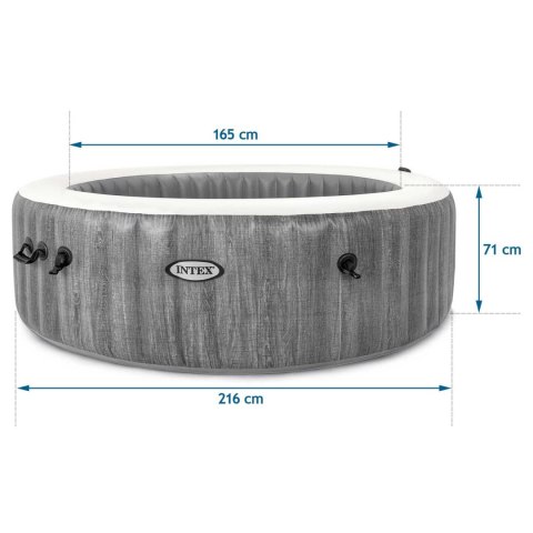 Nadmuchiwane jacuzzi hydromasaż 6 os. 216x71 cm WIFI akcesoria premium INTEX 28442 INTEX Nadmuchiwane jacuzzi hydromasaż 6 os. 216x71 cm WIFI akcesoria premium INTEX 28442 INTEX