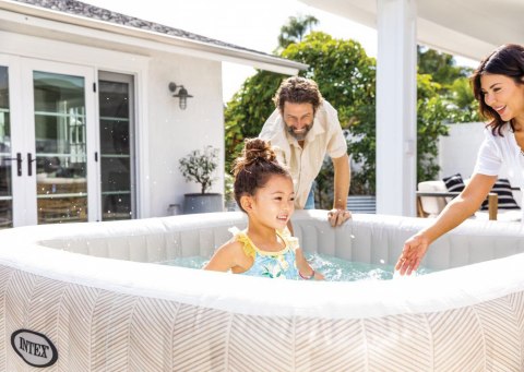 Nadmuchiwane jacuzzi kwadratowe hydromasaż 6 os. 196x71 cm akcesoria premium INTEX 28472 INTEX Nadmuchiwane jacuzzi kwadratowe hydromasaż 6 os. 196x71 cm akcesoria premium INTEX 28472 INTEX