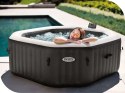Nadmuchiwane jacuzzi ośmiokątne hydromasaż 4 os. 180x71 cm akcesoria premium INTEX 28458 INTEX
