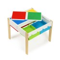 Drewniane meble dla dzieci zestaw stół + 2 krzesła ECOTOYS ECOTOYS