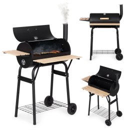 Duży grill ogrodowy z termometrem komin 3 półki koła MultiGarden MultiGarden