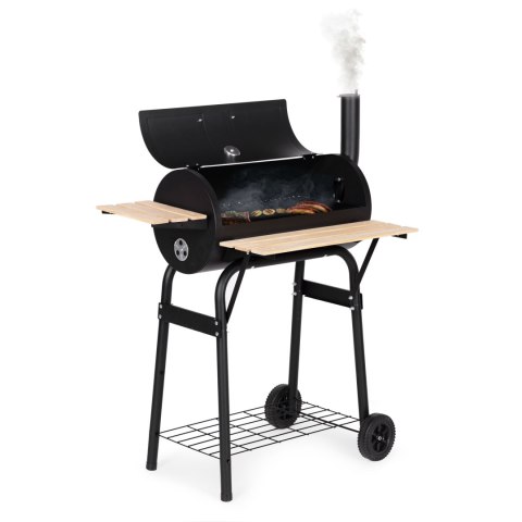 Duży grill ogrodowy z termometrem komin 3 półki koła MultiGarden MultiGarden Duży grill ogrodowy z termometrem komin 3 półki koła MultiGarden MultiGarden