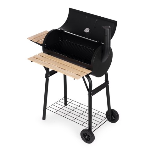 Duży grill ogrodowy z termometrem komin 3 półki koła MultiGarden MultiGarden Duży grill ogrodowy z termometrem komin 3 półki koła MultiGarden MultiGarden
