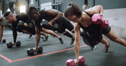 Hantle sześciokątne zestaw 2x5 kg ciężarki do ćwiczeń obciążniki fitness różowe ModernHome ModernHome Hantle sześciokątne zestaw 2x5 kg ciężarki do ćwiczeń obciążniki fitness różowe ModernHome ModernHome