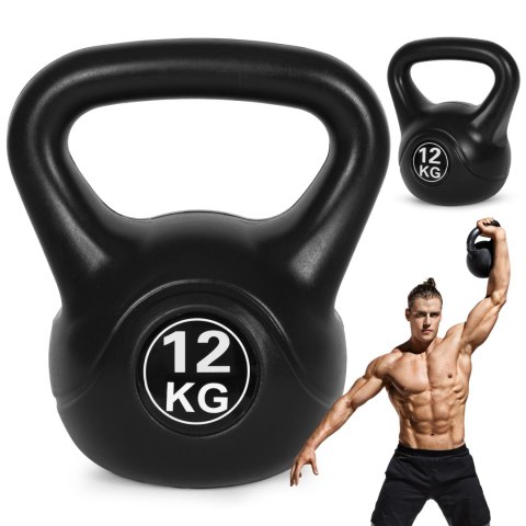 Kettlebell kettle 12 kg do ćwiczeń hantla kula odważnik obciążenie ciężar fitness ModernHome ModernHome Kettlebell kettle 12 kg do ćwiczeń hantla kula odważnik obciążenie ciężar fitness ModernHome ModernHome
