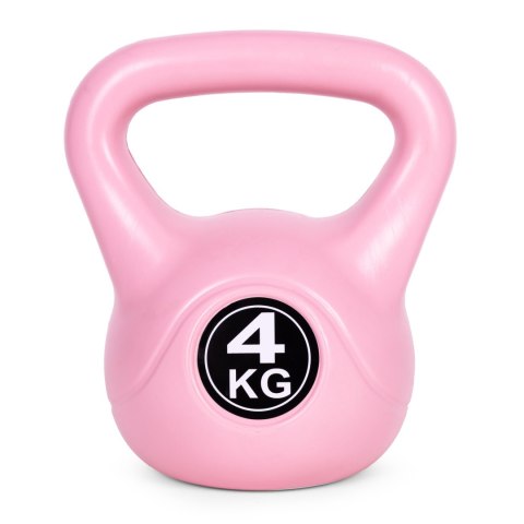 Kettlebell kettle 4 kg do ćwiczeń hantla kula odważnik obciążenie ciężar fitness różowy ModernHome ModernHome Kettlebell kettle 4 kg do ćwiczeń hantla kula odważnik obciążenie ciężar fitness różowy ModernHome ModernHome