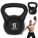 Kettlebell kettle 6 kg do ćwiczeń hantla kula odważnik obciążenie ciężar fitness ModernHome ModernHome