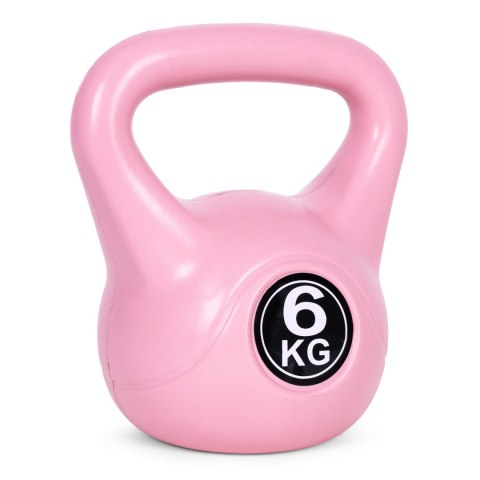 Kettlebell kettle 6 kg do ćwiczeń hantla kula odważnik obciążenie ciężar fitness różowy ModernHome ModernHome Kettlebell kettle 6 kg do ćwiczeń hantla kula odważnik obciążenie ciężar fitness różowy ModernHome ModernHome