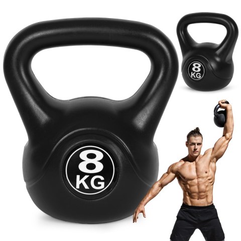 Kettlebell kettle 8 kg do ćwiczeń hantla kula odważnik obciążenie ciężar fitness ModernHome ModernHome Kettlebell kettle 8 kg do ćwiczeń hantla kula odważnik obciążenie ciężar fitness ModernHome ModernHome