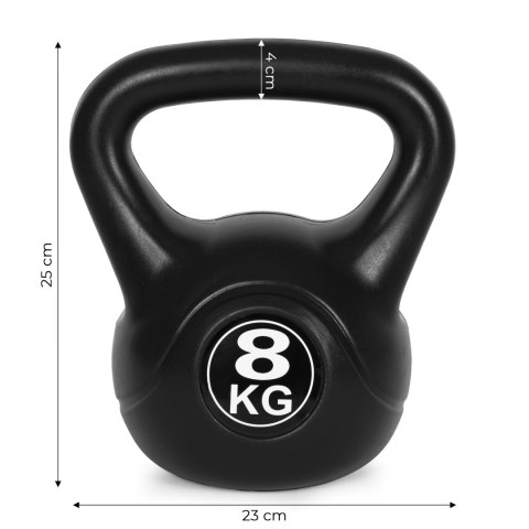 Kettlebell kettle 8 kg do ćwiczeń hantla kula odważnik obciążenie ciężar fitness ModernHome ModernHome Kettlebell kettle 8 kg do ćwiczeń hantla kula odważnik obciążenie ciężar fitness ModernHome ModernHome