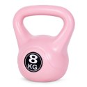 Kettlebell kettle 8 kg do ćwiczeń hantla kula odważnik obciążenie ciężar fitness różowy ModernHome ModernHome