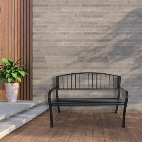 Ławka ogrodowa z oparciem parkowa na taras balkon metalowa konstrukcja LONGWELL INDUSTRIAL LTD Ławka ogrodowa z oparciem parkowa na taras balkon metalowa konstrukcja LONGWELL INDUSTRIAL LTD