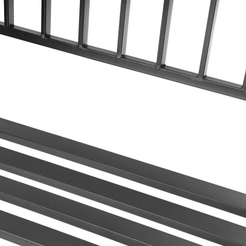Ławka ogrodowa z oparciem parkowa na taras balkon metalowa konstrukcja LONGWELL INDUSTRIAL LTD Ławka ogrodowa z oparciem parkowa na taras balkon metalowa konstrukcja LONGWELL INDUSTRIAL LTD