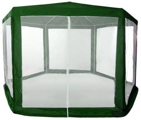 Namiot pawilon ogrodowy handlowy 2x2x2 m z moskitierą zielony MultiGarden MultiGarden Namiot pawilon ogrodowy handlowy 2x2x2 m z moskitierą zielony MultiGarden MultiGarden