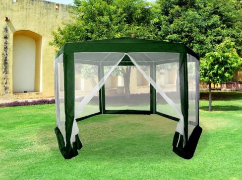 Namiot pawilon ogrodowy handlowy 2x2x2 m z moskitierą zielony MultiGarden MultiGarden Namiot pawilon ogrodowy handlowy 2x2x2 m z moskitierą zielony MultiGarden MultiGarden