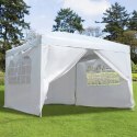 Namiot pawilon ogrodowy handlowy 3x3 m 4 ścianki biały MultiGarden MultiGarden