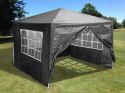 Namiot pawilon ogrodowy handlowy 3x3 m 4 ścianki szary MultiGarden MultiGarden