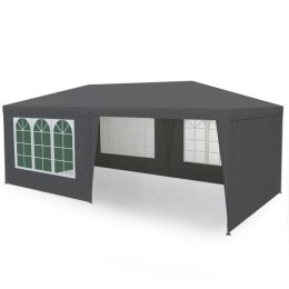 Namiot pawilon ogrodowy handlowy 3x6 m 6 ścianek szary MultiGarden MultiGarden