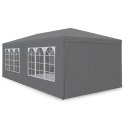 Namiot pawilon ogrodowy handlowy 3x6 m 6 ścianek szary MultiGarden MultiGarden