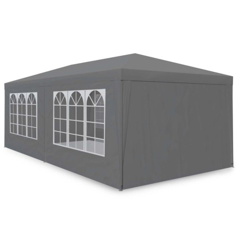 Namiot pawilon ogrodowy handlowy 3x6 m 6 ścianek szary MultiGarden MultiGarden Namiot pawilon ogrodowy handlowy 3x6 m 6 ścianek szary MultiGarden MultiGarden