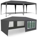 Namiot pawilon ogrodowy handlowy 3x6 m 6 ścianek szary MultiGarden MultiGarden