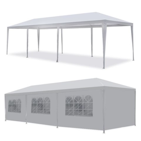 Namiot pawilon ogrodowy handlowy 3x9 m 8 ścianek biały MultiGarden MultiGarden Namiot pawilon ogrodowy handlowy 3x9 m 8 ścianek biały MultiGarden MultiGarden