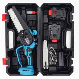 Piła łańcuchowa akumulatorowa mini pilarka ręczna silnik bezszczotkowy 21V + walizka LONGWELL INDUSTRIAL LTD