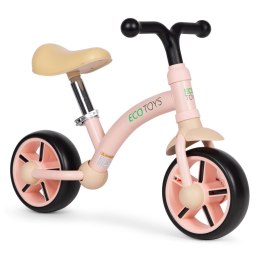 Rowerek biegowy dla dzieci koła EVA regulacja siodełka różowy ECOTOYS ECOTOYS