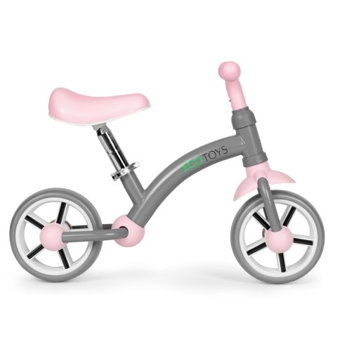 Rowerek biegowy dla dzieci koła EVA regulacja siodełka szary ECOTOYS ECOTOYS Rowerek biegowy dla dzieci koła EVA regulacja siodełka szary ECOTOYS ECOTOYS