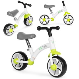 Rowerek biegowy dla dzieci koła EVA regulacja siodełka zielony ECOTOYS ECOTOYS