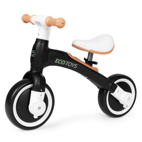 Rowerek biegowy z pedałami - treningowy kółka boczne 3w1 czarny ECOTOYS ECOTOYS Rowerek biegowy z pedałami - treningowy kółka boczne 3w1 czarny ECOTOYS ECOTOYS