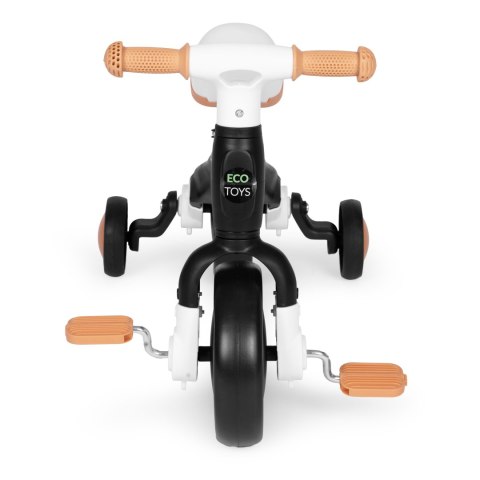 Rowerek biegowy z pedałami - treningowy kółka boczne 3w1 czarny ECOTOYS ECOTOYS Rowerek biegowy z pedałami - treningowy kółka boczne 3w1 czarny ECOTOYS ECOTOYS