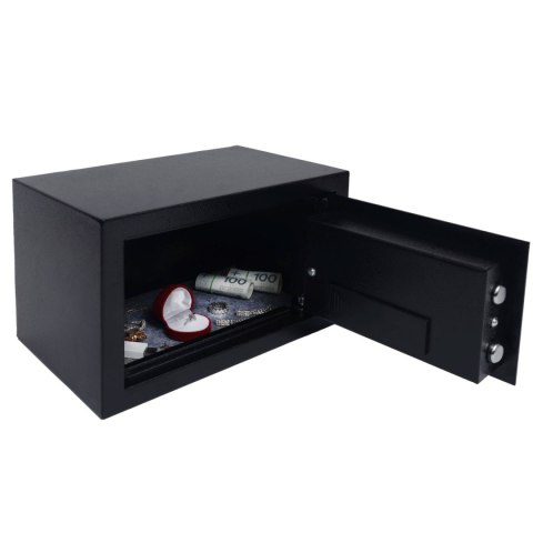 Sejf domowy z zamkiem elektronicznym skrytka na kluczyk lub kod 31x20x20 cm LONGWELL INDUSTRIAL LTD Sejf domowy z zamkiem elektronicznym skrytka na kluczyk lub kod 31x20x20 cm LONGWELL INDUSTRIAL LTD