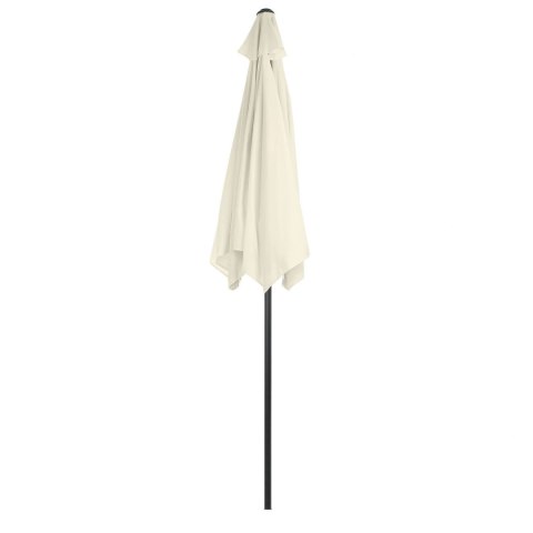 Składany parasol ogrodowy balkonowy regulowany 210 cm beżowy LONGWELL INDUSTRIAL LTD Składany parasol ogrodowy balkonowy regulowany 210 cm beżowy LONGWELL INDUSTRIAL LTD