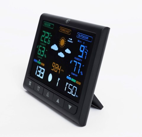 Stacja pogodowa podświetlana bezprzewodowa z czujnikiem zewnętrznym wyświetlacz LCD termometr barometr zegar LONGWELL INDUSTRIAL LTD Stacja pogodowa podświetlana bezprzewodowa z czujnikiem zewnętrznym wyświetlacz LCD termometr barometr zegar LONGWELL INDUSTRIAL LTD