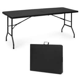Stół cateringowy 180 cm składany w walizkę czarny ModernHome ModernHome