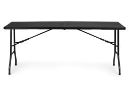 Stół cateringowy 180 cm składany w walizkę czarny ModernHome ModernHome