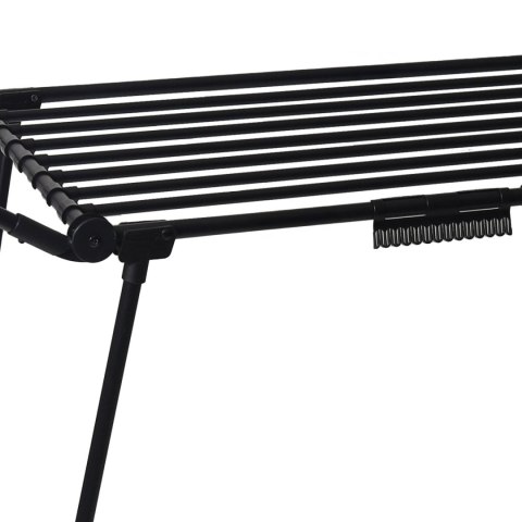 Suszarka na pranie odzież bieliznę stojąca balkonowa 25 metrów czarna LONGWELL INDUSTRIAL LTD Suszarka na pranie odzież bieliznę stojąca balkonowa 25 metrów czarna LONGWELL INDUSTRIAL LTD