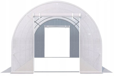 Szklarnia tunel ogrodowy 3x2x2 m foliowy wielosezonowy metalowy stelaż biała folia 2 wejścia LONGWELL INDUSTRIAL LTD Szklarnia tunel ogrodowy 3x2x2 m foliowy wielosezonowy metalowy stelaż biała folia 2 wejścia LONGWELL INDUSTRIAL LTD