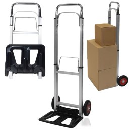 Wózek magazynowy transportowy aluminiowy składany ręczny młynarka 90 kg LONGWELL INDUSTRIAL LTD