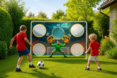 Bramka piłkarska treningowa + mata celnościowa 180x122 cm MultiGarden MultiGarden Bramka piłkarska treningowa + mata celnościowa 180x122 cm MultiGarden MultiGarden