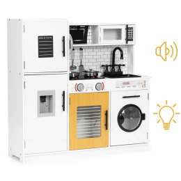 Duża drewniana kuchnia dla dzieci + dźwięki światełka ECOTOYS ECOTOYS