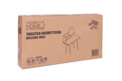 Duża nowoczesna toaletka kosmetyczna lustro półki ModernHome Duża nowoczesna toaletka kosmetyczna lustro półki ModernHome