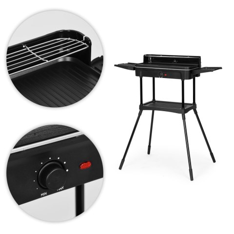 Grill elektryczny 3w1 stojący stołowy płyta grillowa ociekacz termostat MultiGarden MultiGarden Grill elektryczny 3w1 stojący stołowy płyta grillowa ociekacz termostat MultiGarden MultiGarden