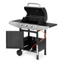 Grill gazowy ogrodowy 10.2 kW duży ruszt 3 palniki termometr reduktor MultiGarden MultiGarden