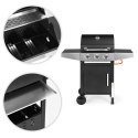 Grill gazowy ogrodowy 10.2 kW duży ruszt 3 palniki termometr reduktor MultiGarden MultiGarden