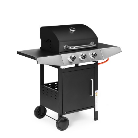 Grill gazowy ogrodowy 10.2 kW duży ruszt 3 palniki termometr reduktor MultiGarden MultiGarden Grill gazowy ogrodowy 10.2 kW duży ruszt 3 palniki termometr reduktor MultiGarden MultiGarden
