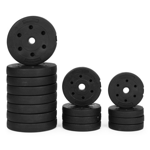 Hantle regulowane 2x15 kg zestaw do ćwiczeń 30 kg MULTISTORE Hantle regulowane 2x15 kg zestaw do ćwiczeń 30 kg MULTISTORE