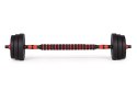 Hantle regulowane 2 x 20 kg sztanga zestaw 40 kg gryf ModernHome