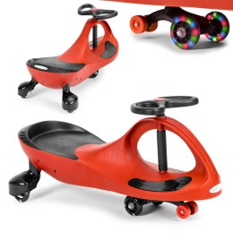 Jeździk grawitacyjny pojazd dla dzieci koła LED czerwony ECOTOYS ECOTOYS